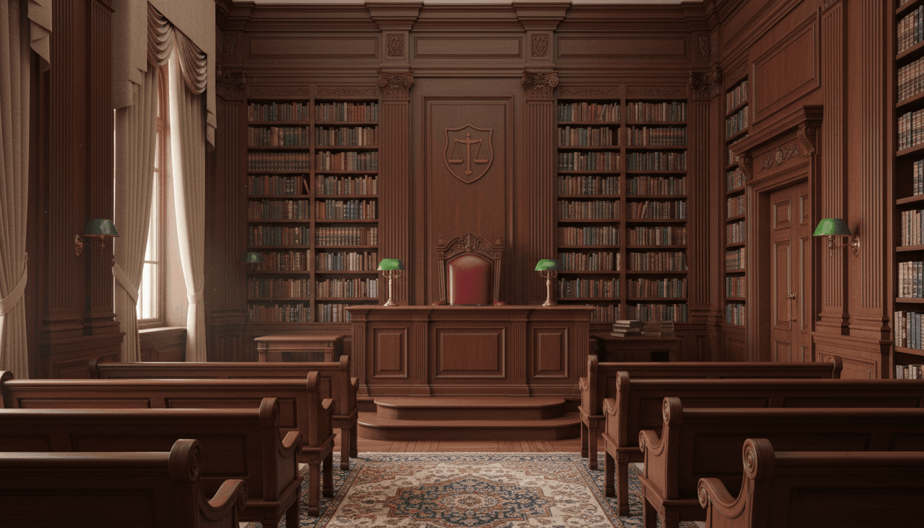 High Court courtroom interior
